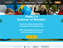 Tablet Screenshot of makewonder.com